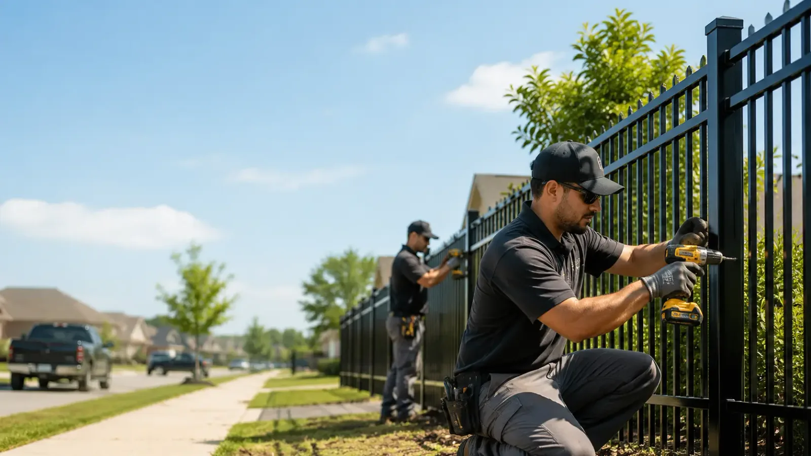 Metal Fence Installation in Bethany, LA